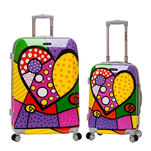 Rockland Departure Hartschalen-Koffer-Set mit Spinnrolle, 2-Piece Set (20/28) von Rockland