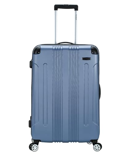 Rockland Hardside Erweiterbares Gepäck mit Spinnrollen, Blau, Blau, Erweiterbares Hartschalengepäck mit Spinnrädern von Rockland