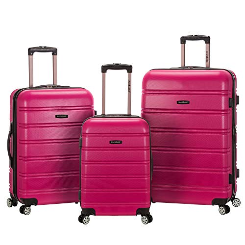Rockland Melbourne Hartschalen-Koffer, erweiterbar, Magenta (Pink) - F160-MAGENTA von Rockland