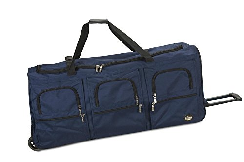 Rockland Reisetasche, Marineblau, 101,6 cm, Marineblau, 40-Inch, Reisetasche mit Rollen von Rockland