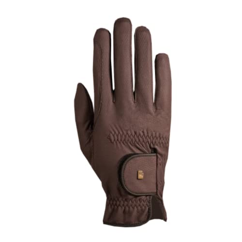 Roeckl ROECK-Grip Handschuh, Unisex, Reithandschuh, Mokka, Größe 6,5 von Roeckl