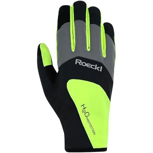 Roeckl Rapallo Winter Fahrrad Handschuhe lang wasserdicht schwarz/gelb 2024: Größe: 9 von Roeckl Sports