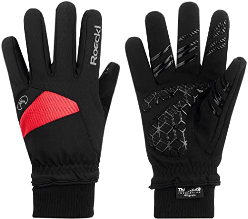 Roeckl Herren Passau Handschuhe, schwarz/Rot (004), 9 von Roeckl