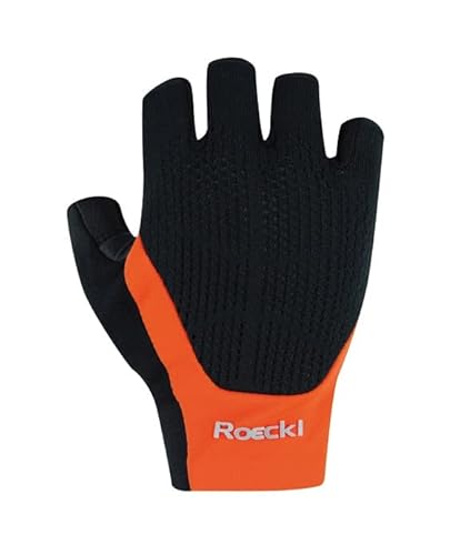 Roeckl Icon Fahrrad Handschuhe kurz schwarz/orange 2023: Größe: 6.5 von Roeckl