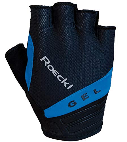 Roeckl Itamos Fahrrad Handschuhe kurz schwarz/blau 2022: Größe: 8 von Roeckl
