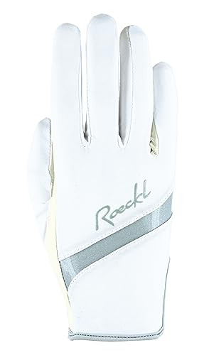 Roeckl Sports Reithandschuh Lorraine, Ladies Sommer Handschuh, Weiß 6 von Roeckl