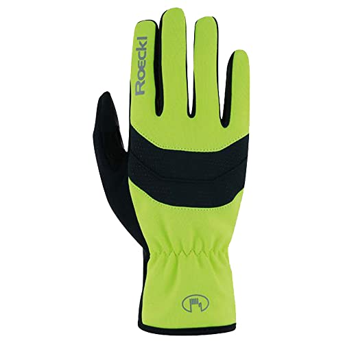 Roeckl Raiano Winter Fahrrad Handschuhe lang Fluo gelb 2023: Größe: 11.5 von Roeckl