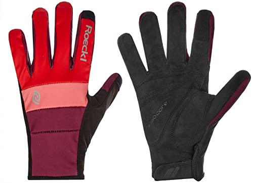 Roeckl Rainau Winter Fahrrad Handschuhe lang lila/rot 2023: Größe: 6.5 von Roeckl