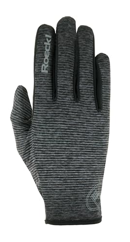 Roeckl Sports Lauf Handschuh JAVA, Running Unisex Fingerhandschuh, Anthrazit Melange 10.5 von Roeckl