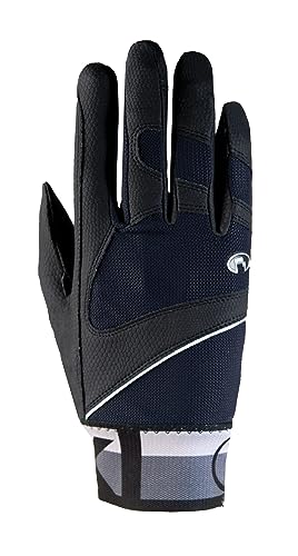 Roeckl Sports Handschuh -Milton, Unisex Reithandschuhe, Bund dehnbar, Schwarz Größe 9,5 von Roeckl