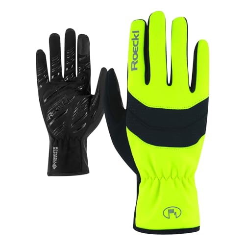 Roeckl Raiano Winter Fahrrad Handschuhe lang Fluo gelb 2023: Größe: 10.5 von Roeckl