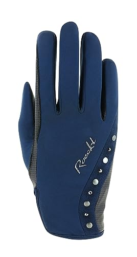 Roeckl Sports Reithandschuh JARDY, Ladies Winter Handschuh, Blau 6 von Roeckl