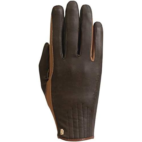 Roeckl Sports Reithandschuh WELS, Turnier Winter Handschuh, Schwarz/Grau 8 von Roeckl