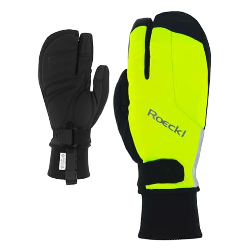 Roeckl Villach 2 Trigger Winter Fahrrad Handschuhe lang Fluo gelb 2023: Größe: 11 von Roeckl