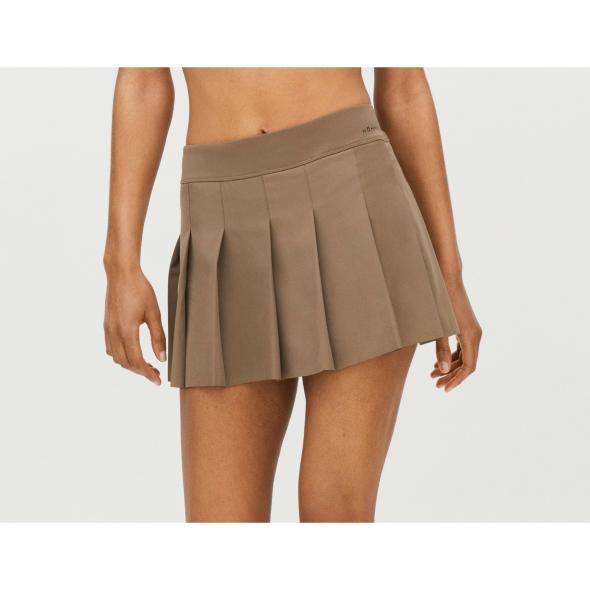 Röhnisch Bounce Pleated Skort Shorts Damen (Braun L ) Tennisbekleidung von Röhnisch