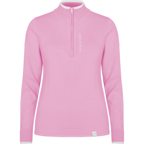 Röhnisch Layer Knitted Half-Zip pink von Röhnisch