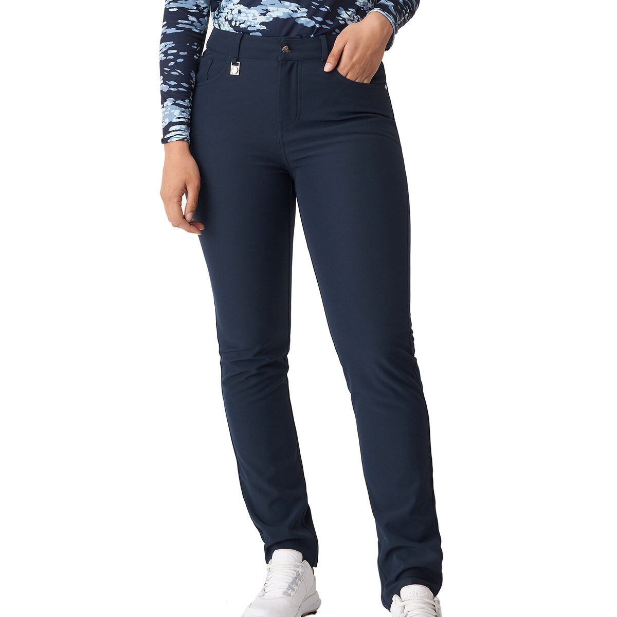 Röhnisch Womens Insulate Golf Trousers, Female, Navy blue, 14 | American Golf von Röhnisch