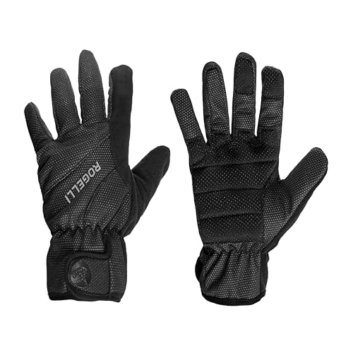 Rogelli Herren Alberta Handschuhe, schwarz, M von Rogelli