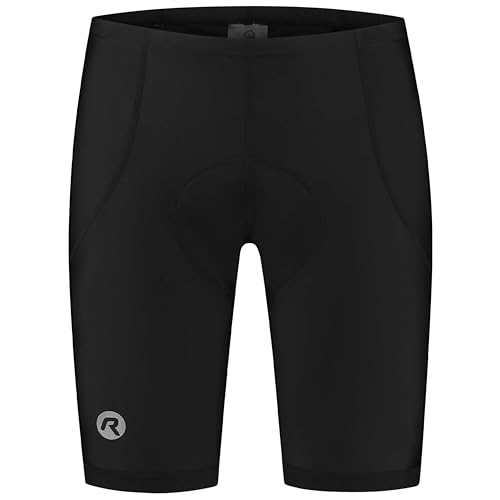 Rogelli Core Radhose Herren Kurz Gepolstert - Radlerhose Atmungsaktiv - Fahrradhose - Schwarz - 5XL von Rogelli