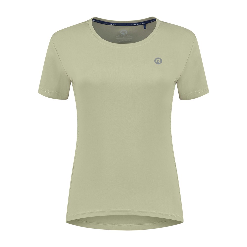 Rogelli Core Short Sleeve T-shirt Beige 2XL Frau von Rogelli