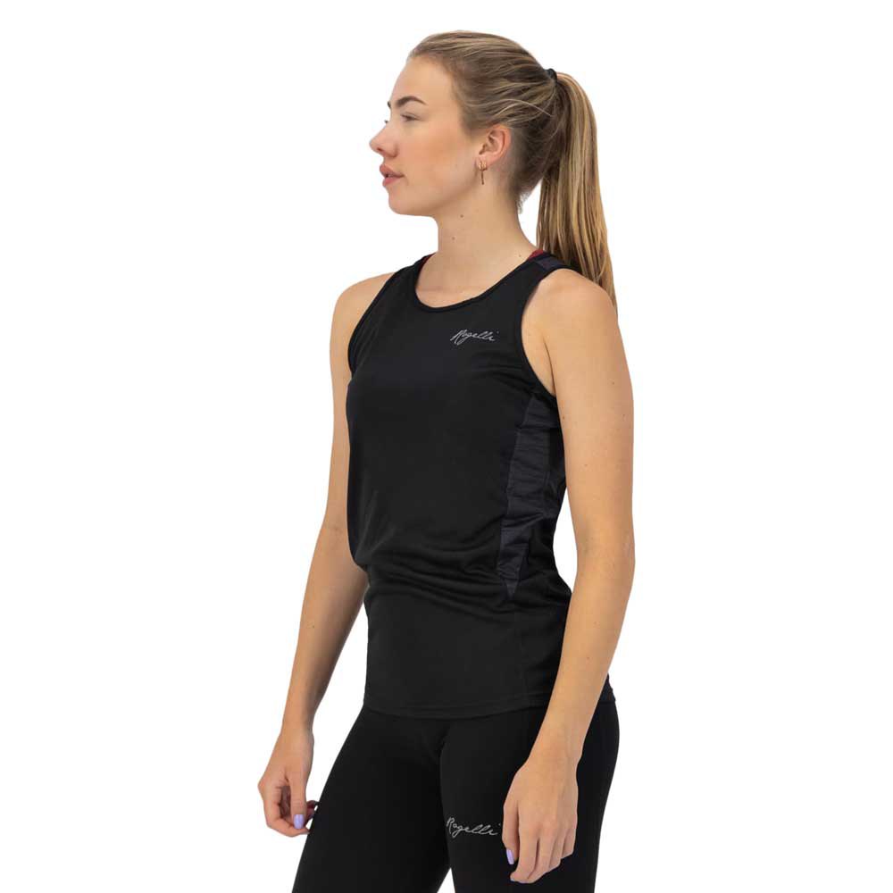 Rogelli Core Sleeveless T-shirt Schwarz L Frau von Rogelli