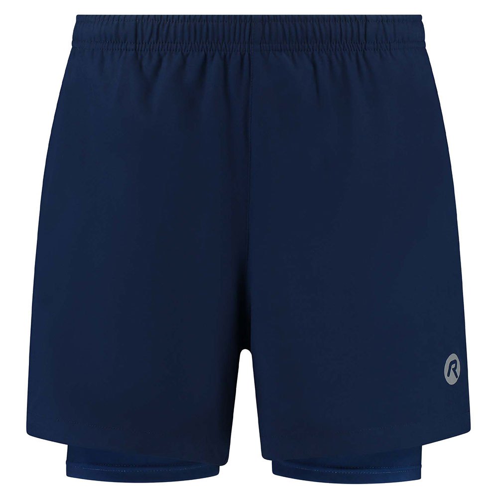 Rogelli Essential 2-in-1 Shorts Blau 2XL Mann von Rogelli