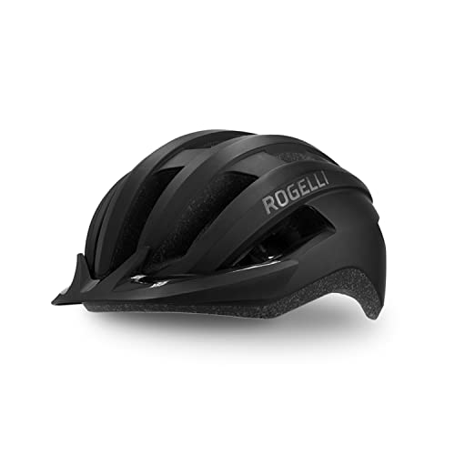 Rogelli Ferox II Fahrradhelm Unisex - Rennrad Helm, MTB Helm, Allround-Fahrradhelm - Schwarz - Größe L-XL von Rogelli
