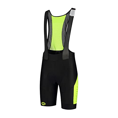 Rogelli Herren Bibshort Tyro, Black/Fluor, M von Rogelli