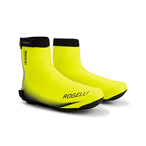 Rogelli Tech-01 Fiandrex Überschuhe Fahrrad Unisex - Regenschutz Schuhe Fahrrad - Wärmeisolierend - Fluor - Größe 42-43 von Rogelli