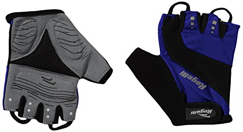 Rogelli Herren Radsport Handschuhe kurz Phoenix, Blau/Schwarz, XL von Rogelli