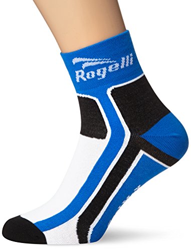 Rogelli Herren Radsportsocken RCS-03, Royal Blue/White, 44/47 von Rogelli