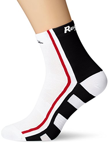 Rogelli Herren Radsportsocken RCS-04, White/Black/Red, 36/39 von Rogelli