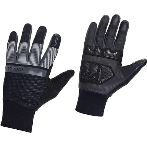 Rogelli Herren Reflect Winter Gloves, Black, S von Rogelli