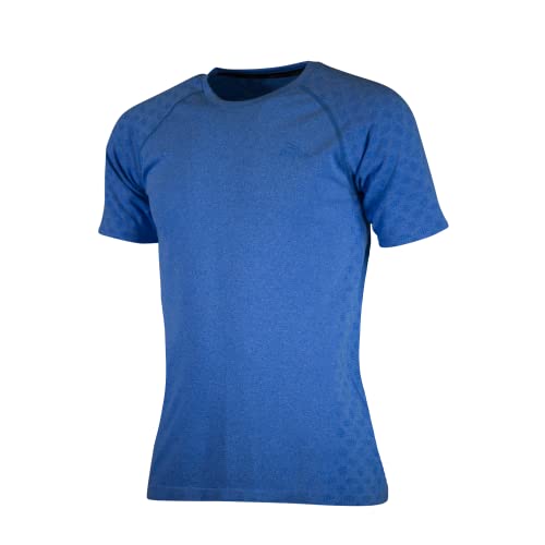 Rogelli Men's Seamless T-Shirt, Blue, 2XL von Rogelli