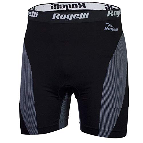 Rogelli Men's Seamless Underwear Boxer, Black, S/Medium von Rogelli
