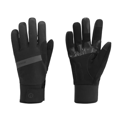 Rogelli Nova Winterhandschuhe Herren - wasserdichte Fahrradhandschuhe - Outdoor Thermo Handschuhe - mit Touchscreen Funktion - XL von Rogelli