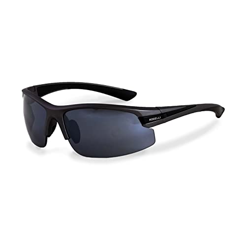 Rogelli Skyhawk Optik Sportbrille Unisex - Fahrradbrille - Grau/Schwarz von Rogelli