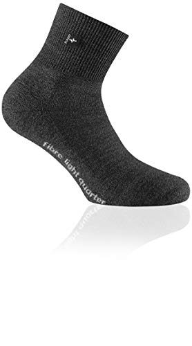 Rohner advanced socks Fibre Light Quarter Socken, Black Denim, EU 36-38 von Rohner advanced socks