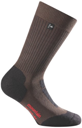 Rohner Socken Trekking Mountain L/R, Braun, 39-41, 62_0121 von Rohner Socken