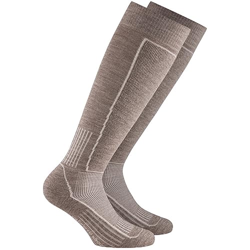 Rohner advanced socks Natural Ski Socken, braun mele, EU 44-46 von Rohner advanced socks