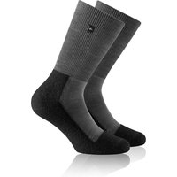 Rohner Oiginal SupeR Light Socken schwarz-grau Gr. 36-38 von Rohner
