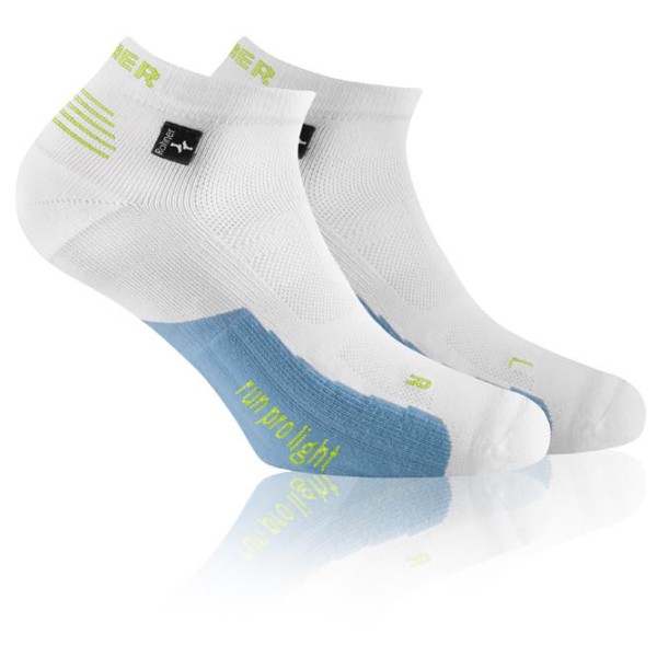 Rohner - Run Pro Light L/R - Laufsocken Gr 44-46 weiß/grau von Rohner