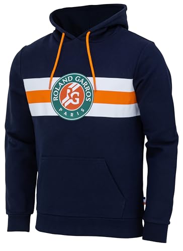 Roland Garros Kapuzen-Sweatshirt, offizielle Kollektion, Herrengröße, L von Roland Garros