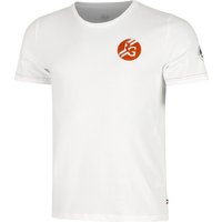 Roland Garros Stripe T-Shirt in weiß, Größe: L von Roland Garros