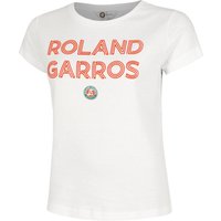 Roland Garros T-Shirt Damen in weiß, Größe: L von Roland Garros