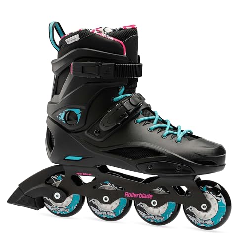 Rollerblade Damen Rb Cruiser Inlineskate, Black/Aqua, 260 von Rollerblade