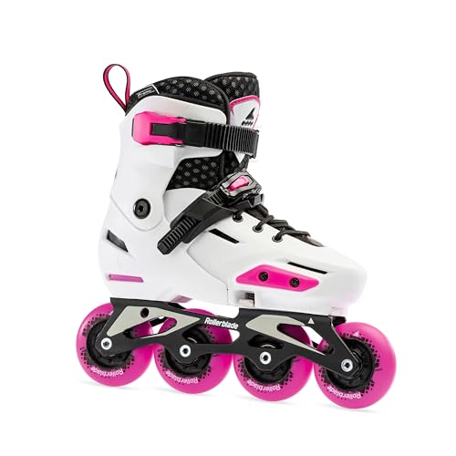 Rollerblade Mädchen Apex Inlineskate, White/Pink, 210 von Rollerblade