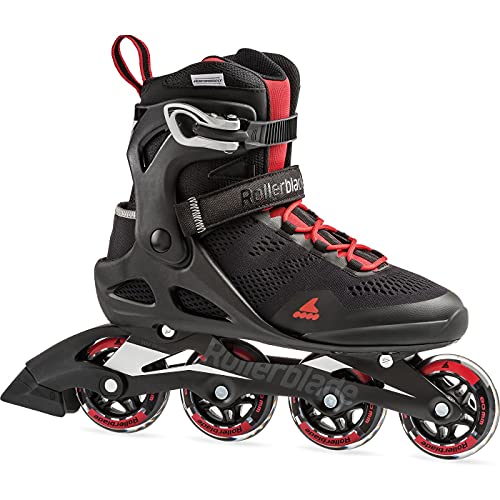 Rollerblade Unisex – Erwachsene MACROBLADE 80 Inline-Skate, Black/red, 290 von Rollerblade