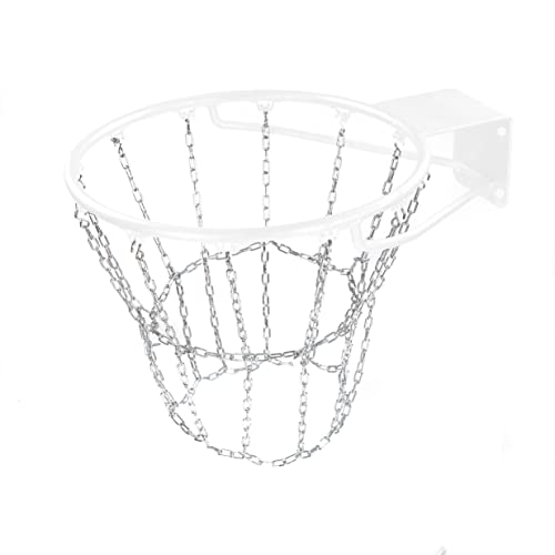Basketballnetz Netz für Basketballkorb Verzinkte Stahlkette 12 Punkte von RomiSport