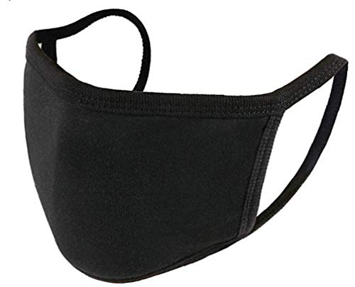 Romote Maske 1pc Unisex Warm Staubdicht Und Anti-Rauch Waschbar Schwarz Außenschutz Gesichts-nasen-Mode Staubmaske von Romote